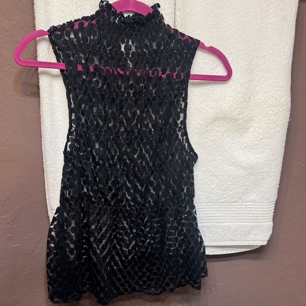 Maeve Black  Lace Blouse